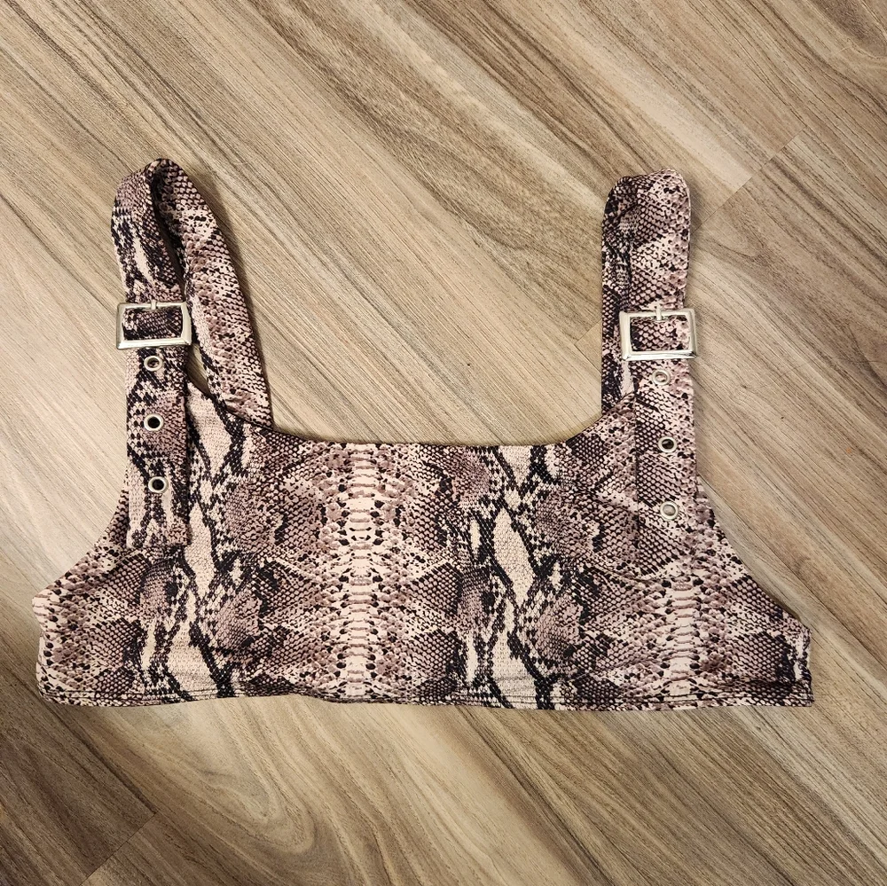 Frankies Bikinis Stormy Bikini Top size L